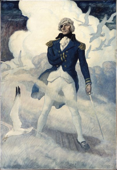 De Geest van Admiraal Nelson, 1940 door Newell Convers Wyeth